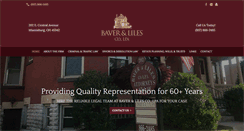 Desktop Screenshot of baverlaw.com